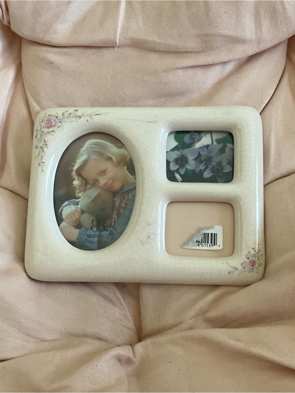 Cream Multi-Opening Ceramic Photo Frame